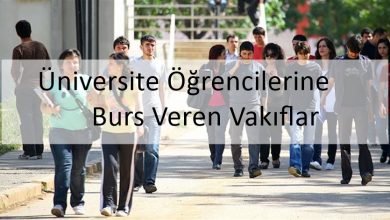 Üniversite Öğrencilerine Burs Veren Vakıflar