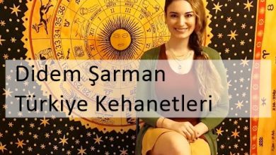 Didem Şarman Türkiye Kehanetleri