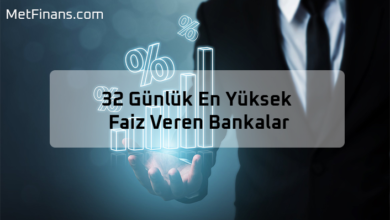 32 Günlük En Yüksek Faiz Veren Bankalar