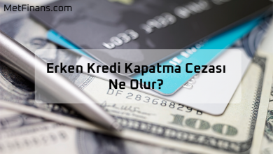 Erken Kredi Kapatma Cezası Ne Olur?