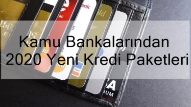 Kamu Bankalarından 2020 Yeni Kredi Paketleri