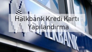 HalkBank Kredi Kartı Yapılandırma