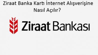 Ziraat Banka Kartı İnternet Alışverişine Nasıl Açılır?